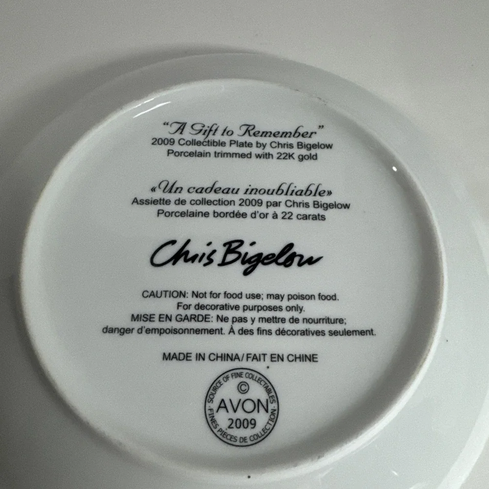 Avon 2009 Christmas Plate 